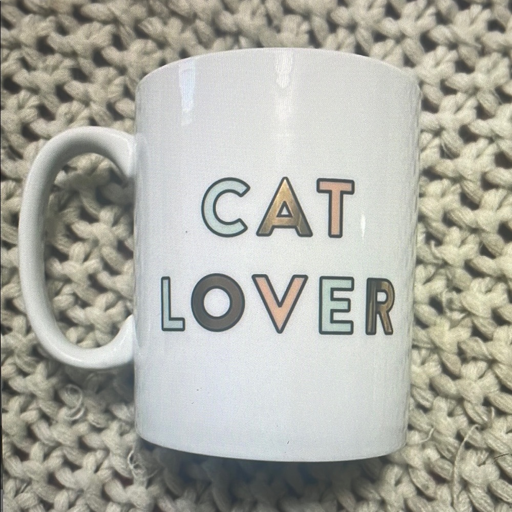 Cat Lover Mug - White